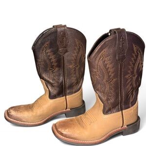 J.B. Dillon Two-Tone Western Boots -JBS2002C Sz 3